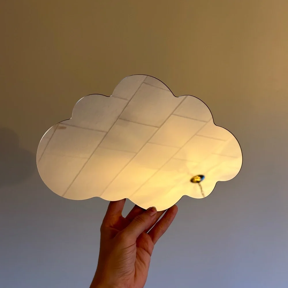 Acrylic cloud mirror